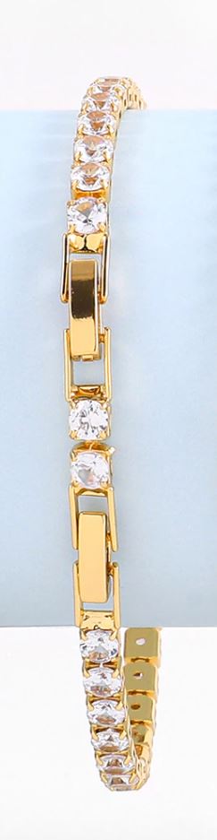 Bracelet inlaid with stones