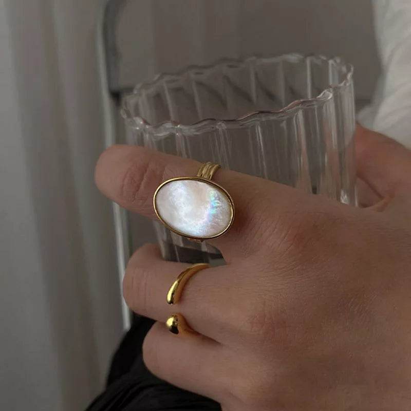 Enamel Ring Oval