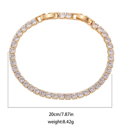 Bracelet inlaid with stones